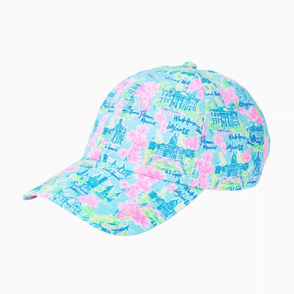 Lilly Pulitzer Run Around Hat Multi Lilly Loves - Picture 1 of 2